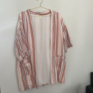 Hummingbird Linen Kimono - from Vici